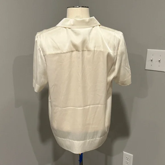 NWT Quince Silk Blouse - Picture 3 of 3